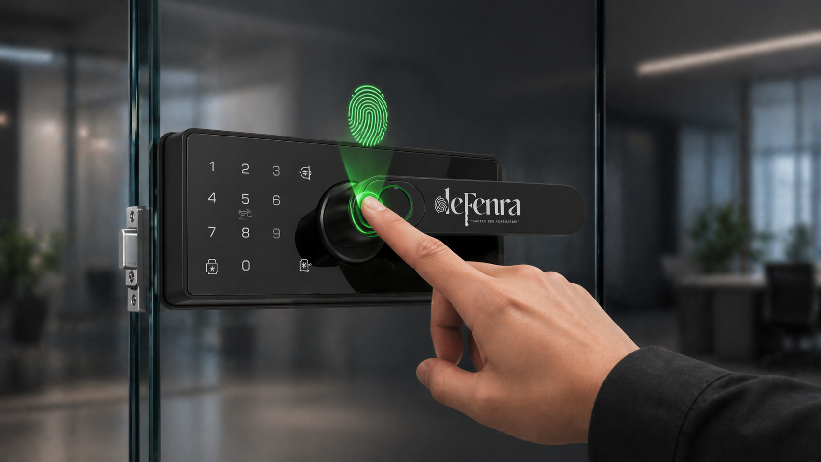 Defenra Glass B720 Pro parmak izi okuyucu
